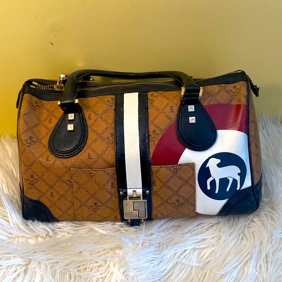 L.A.M.B. Handbags - L.A.M.B. Gwen Stefani Bullseye Satchel Y2K Vintage